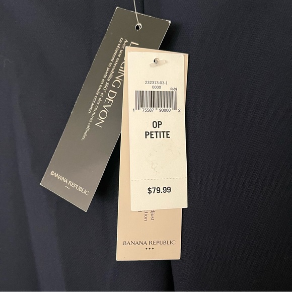 Banana Republic Skinny Ankle Pants Size: 0P Color: Navy - Picture 5 of 6